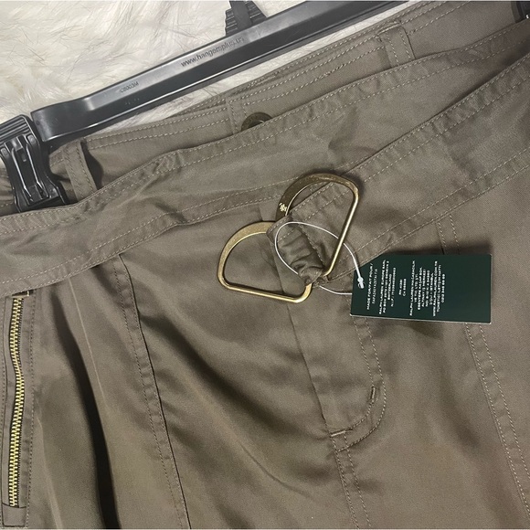 Lauren Ralph Lauren Warm Olive Green Skirt - Picture 2 of 6